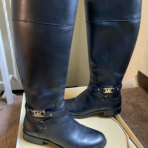 WORN ONCE Michael Kors Kincaid Leather Boots
